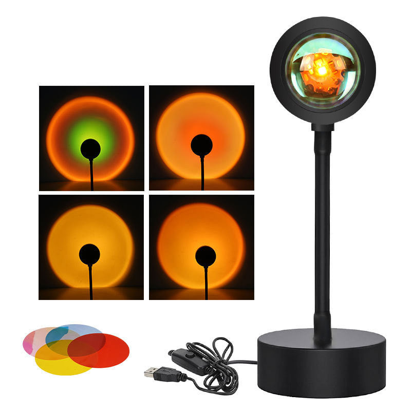 Sunset Projection Lamp – APP 24KEY USB Remote Control