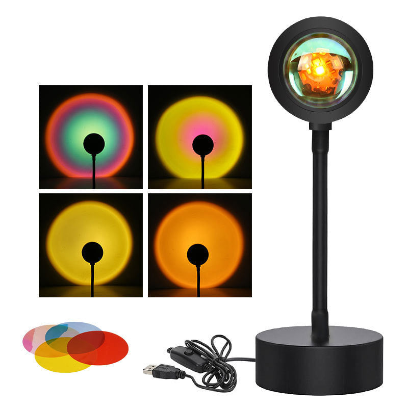 Sunset Projection Lamp – APP 24KEY USB Remote Control