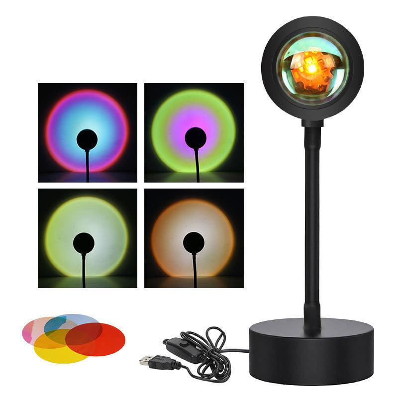 Sunset Projection Lamp – APP 24KEY USB Remote Control