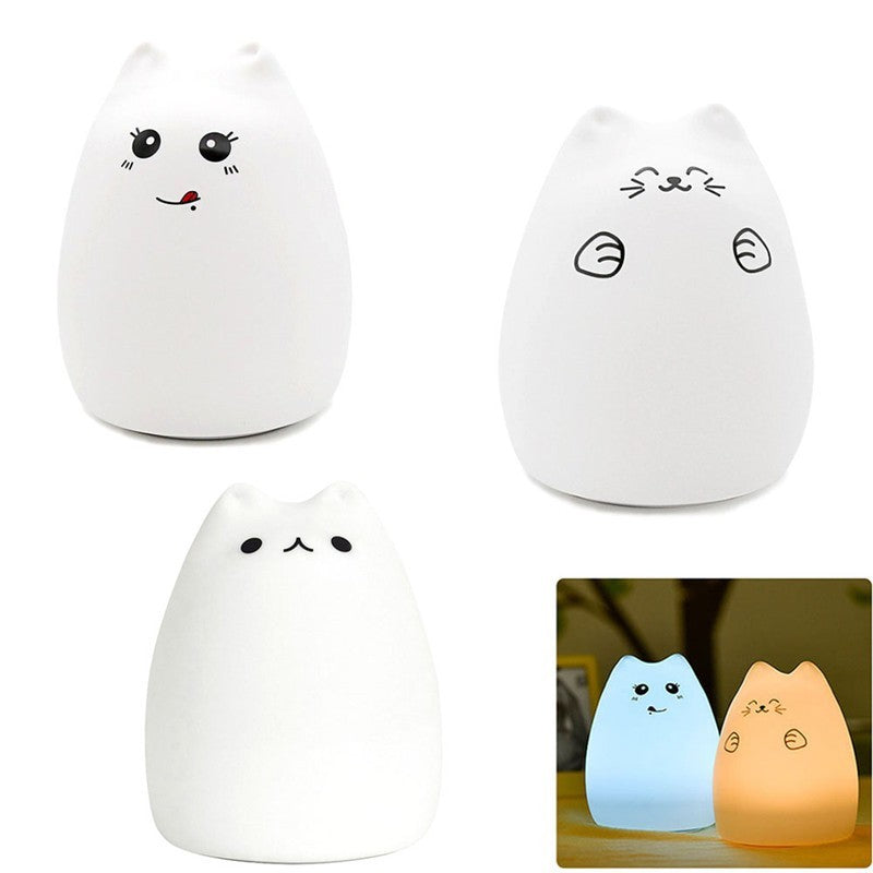 Blazzon CozyGlow Kids Night Light – Silicone, Touch & USB