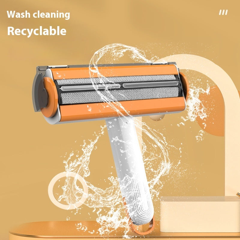 2‑in‑1 Portable Washable Pet Hair Removal Roller – Reusable Lint Brush