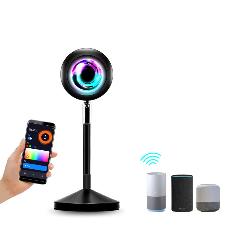 Sunset Projection Lamp – APP 24KEY USB Remote Control