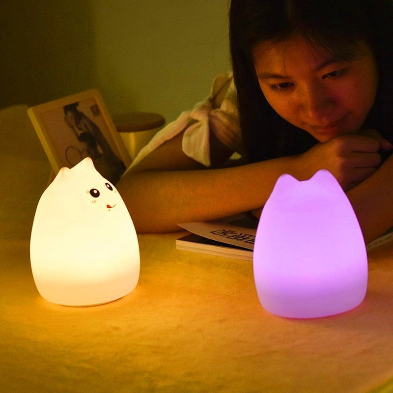 Blazzon CozyGlow Kids Night Light – Silicone, Touch & USB