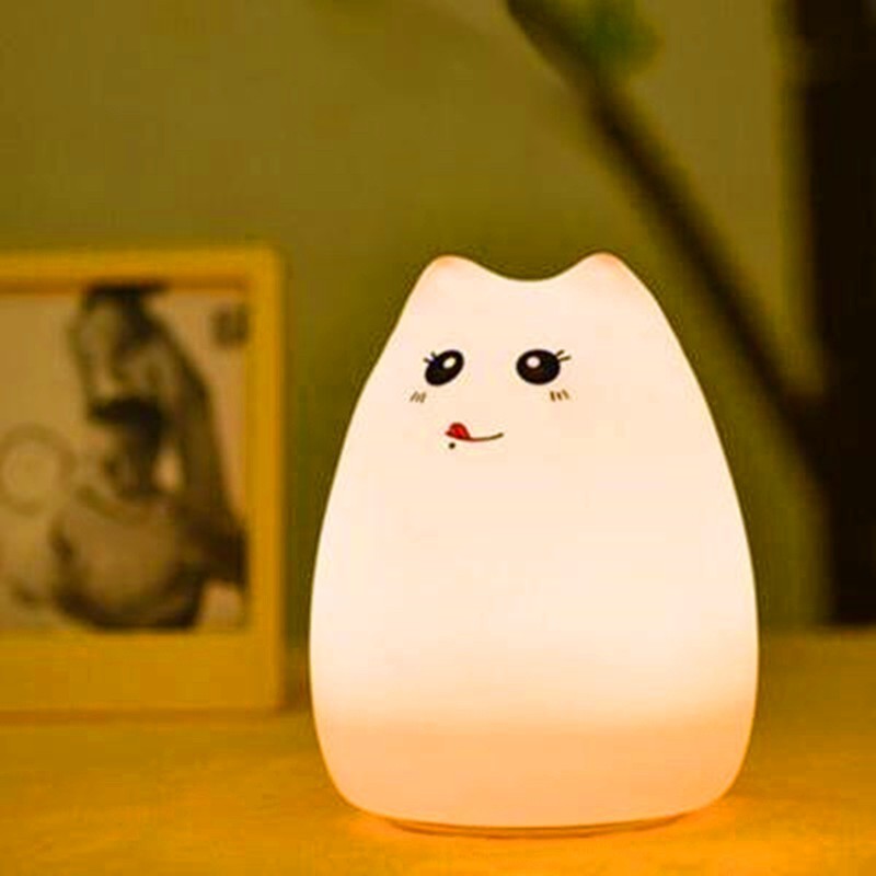 Blazzon CozyGlow Kids Night Light – Silicone, Touch & USB