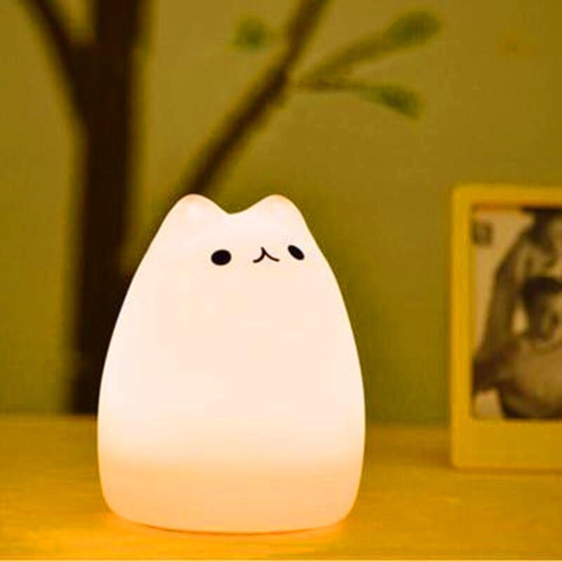 Blazzon CozyGlow Kids Night Light – Silicone, Touch & USB