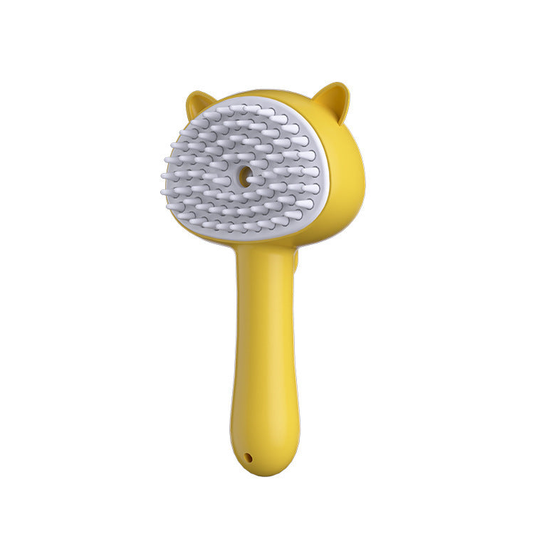 Rechargeable Pet Grooming Brush with Mist – Self-Cleaning Slicker Brush (Cats & Dogs)