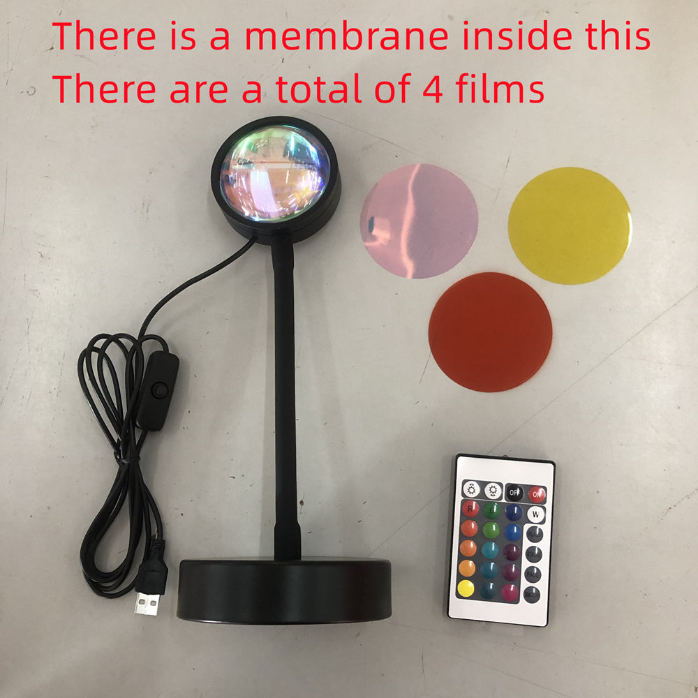 Sunset Projection Lamp – APP 24KEY USB Remote Control