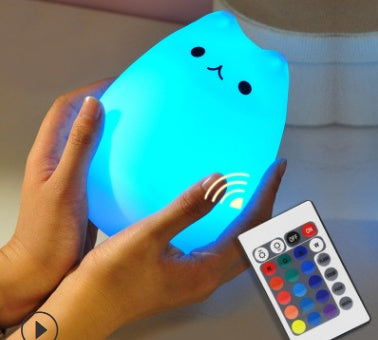 Blazzon CozyGlow Kids Night Light – Silicone, Touch & USB