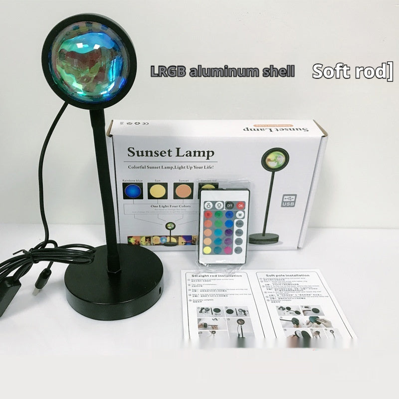 Sunset Projection Lamp – APP 24KEY USB Remote Control