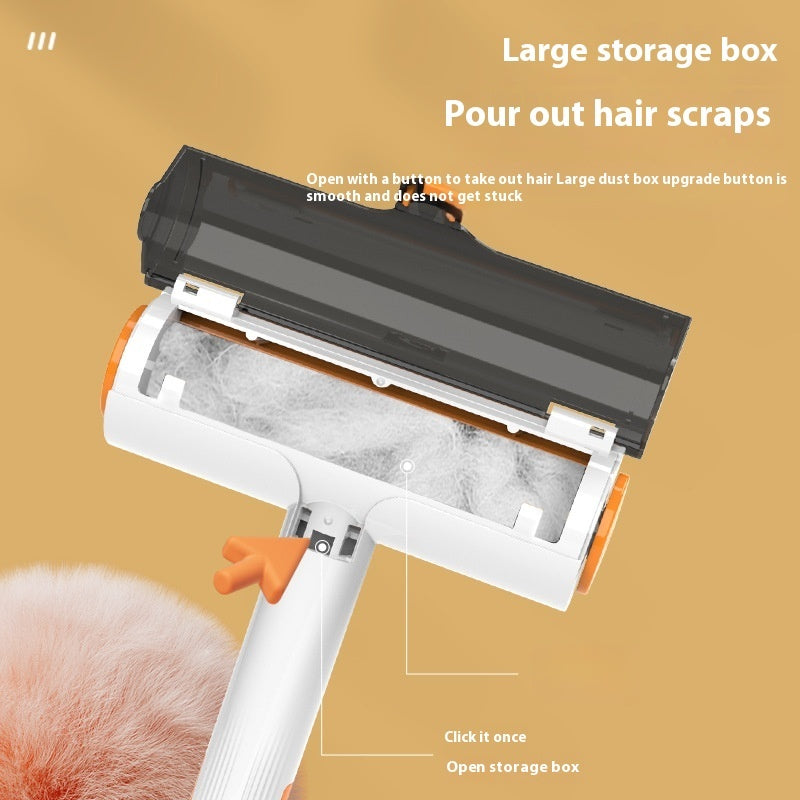 2‑in‑1 Portable Washable Pet Hair Removal Roller – Reusable Lint Brush