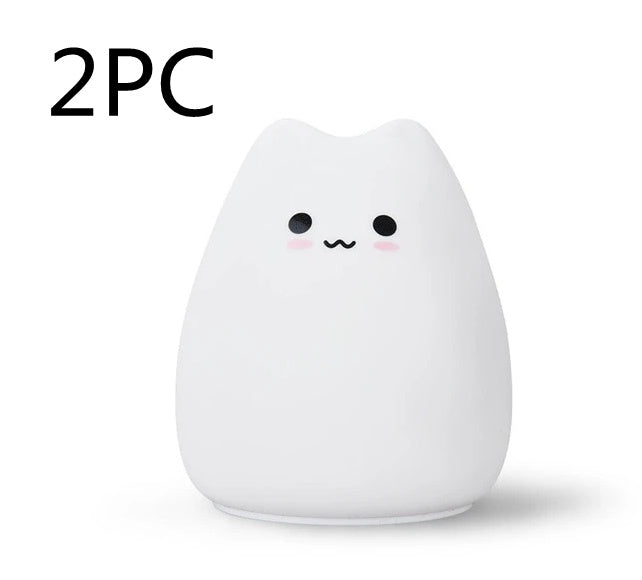Blazzon CozyGlow Kids Night Light – Silicone, Touch & USB