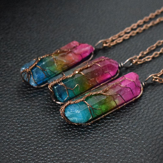 Tree of Life Crystal Pendant Necklace – Fashion Jewelry for Women