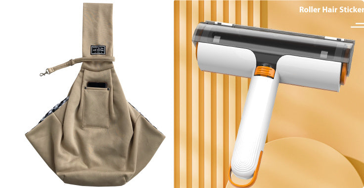 2‑in‑1 Portable Washable Pet Hair Removal Roller – Reusable Lint Brush