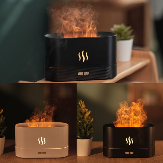 Blazzon Flame Light Aroma Diffuser | 7-Color Mist Humidifier