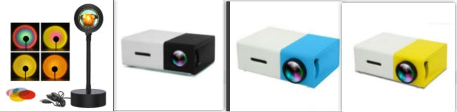 Sunset Projection Lamp – APP 24KEY USB Remote Control