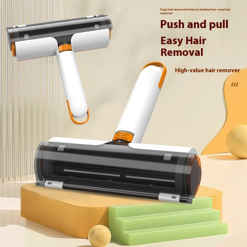 2‑in‑1 Portable Washable Pet Hair Removal Roller – Reusable Lint Brush