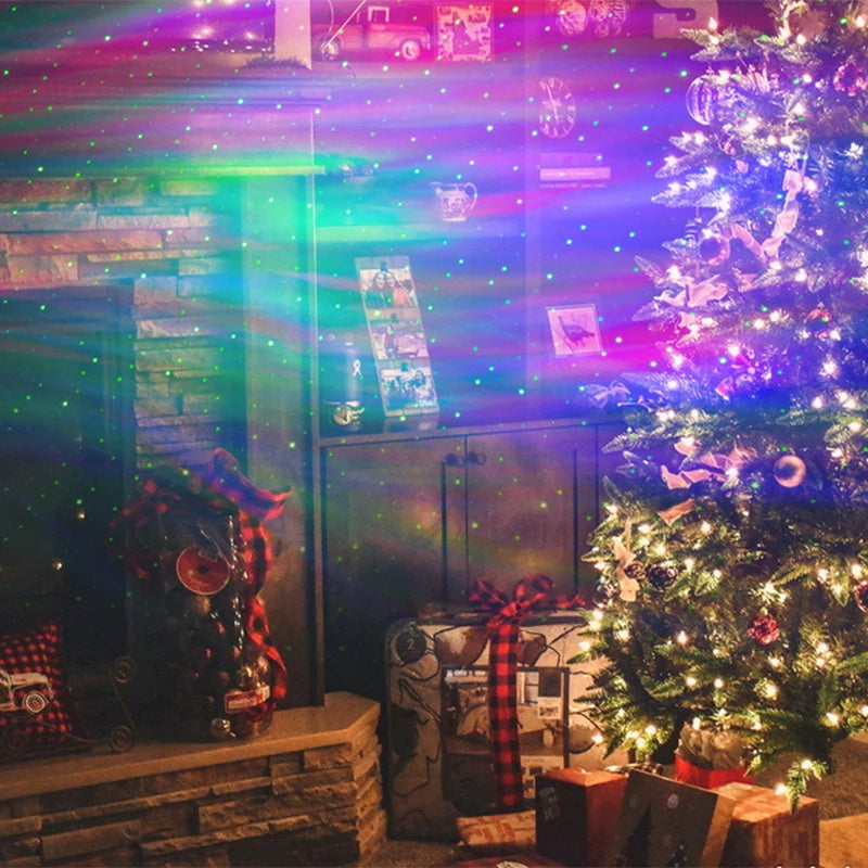 Aurora Borealis Galaxy Projector – LED Star Night Light for Home & Gifts